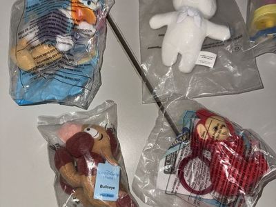 Assorted Vintage McDonald's Fast Food Promotional Toys Sealed in Original Packaging