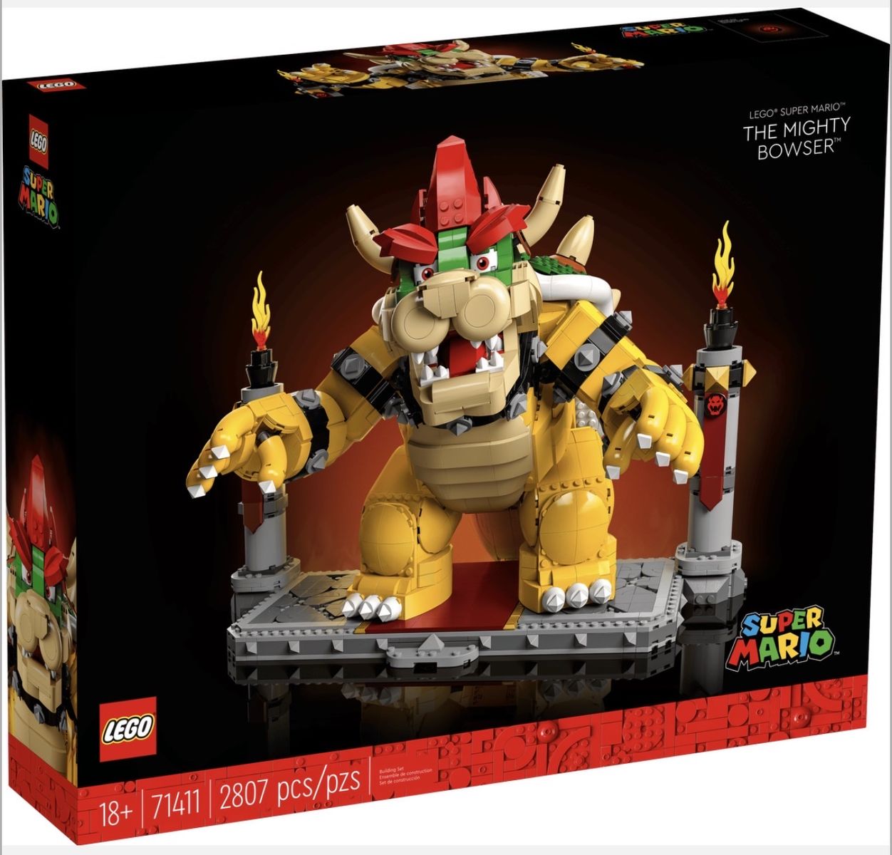 The Mighty Bowser Lego set