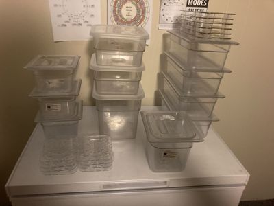 Restaurant Sandwich Station Food Pans & Food Storage Containers