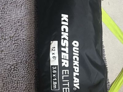 Quickplay Kickster Elite Pro Series Portable Soccer Goal 12x6ft (3.6x1.8m) Carry Bag