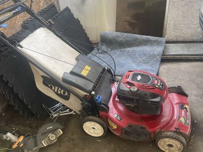 Troy built lawn mower