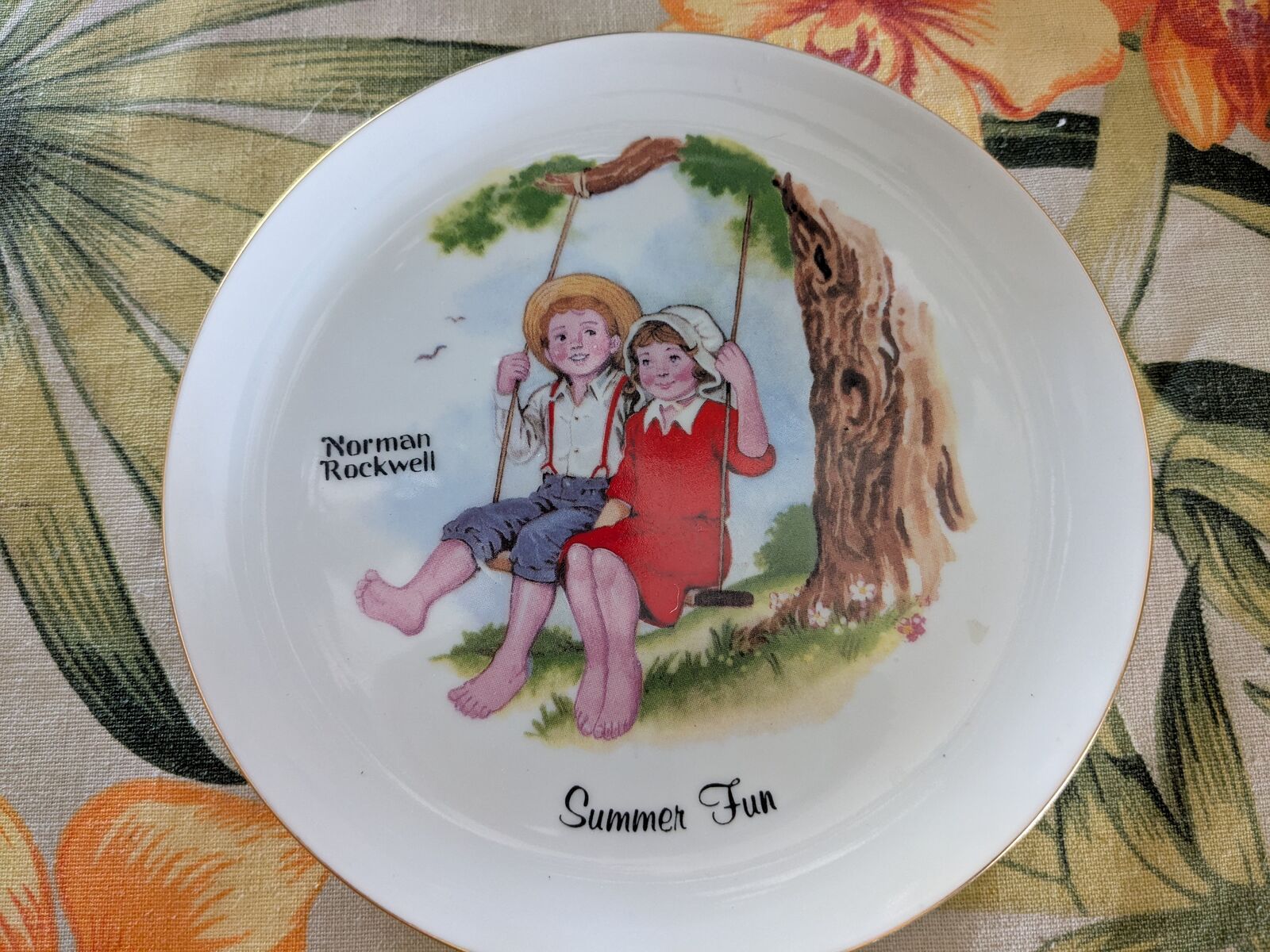 Norman Rockwell plates