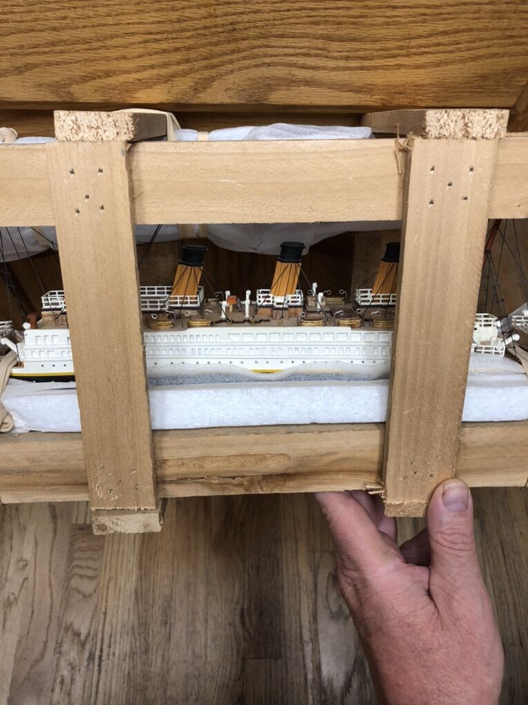 19 Titanic Ship Still In The Crate!