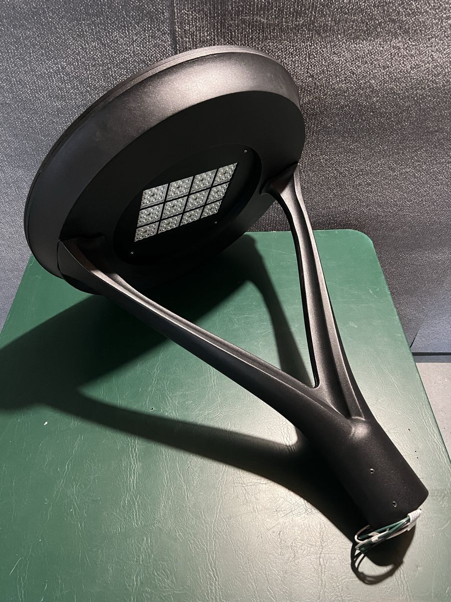 Commercial Outdoor Black LED Post Top Light Fixture