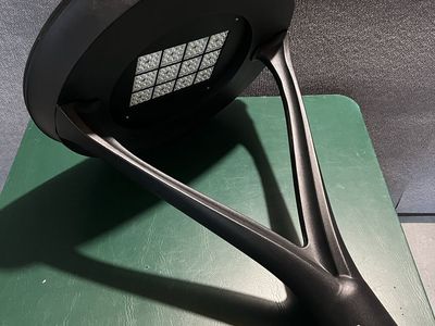 Commercial Outdoor Black LED Post Top Light Fixture