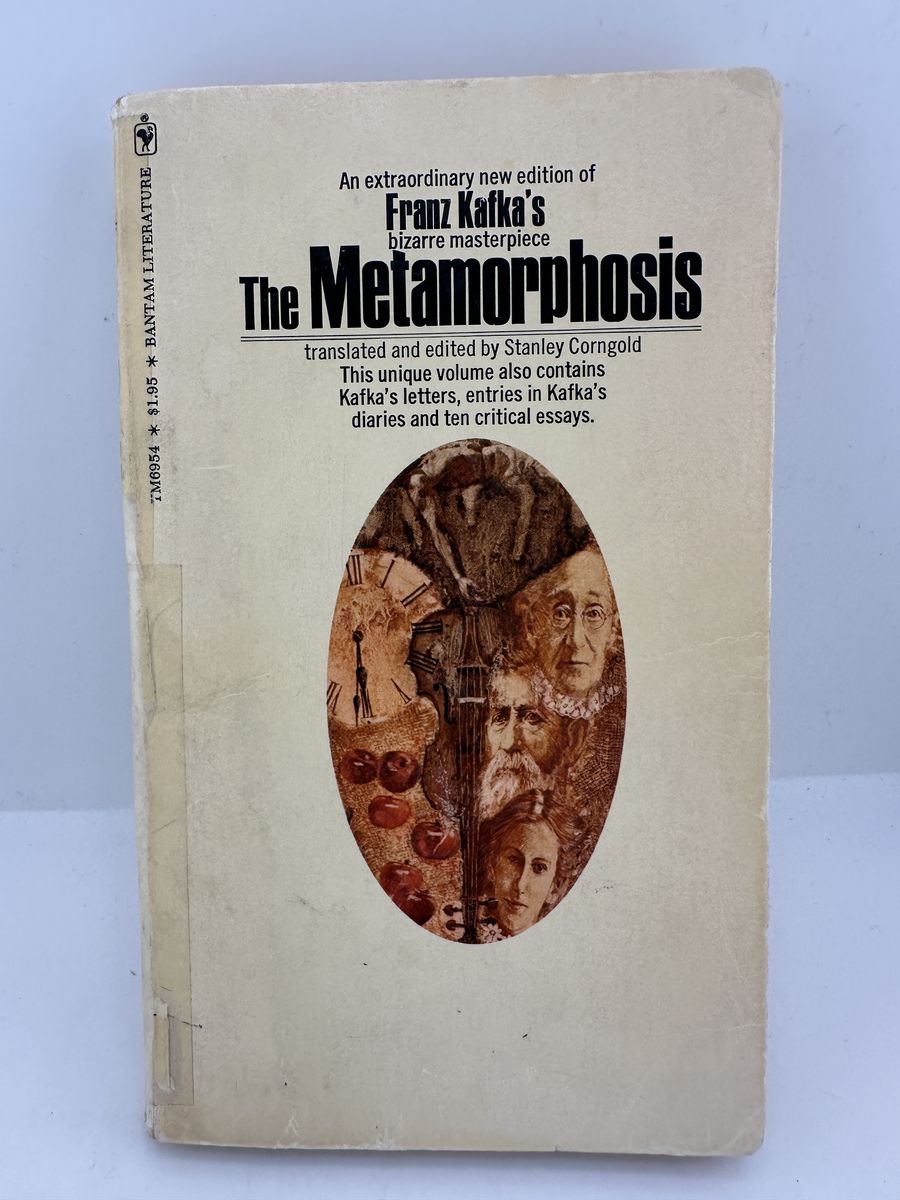 Kafka Metamorphosis Bantam 1972 Annotated Paperback Notes Essays