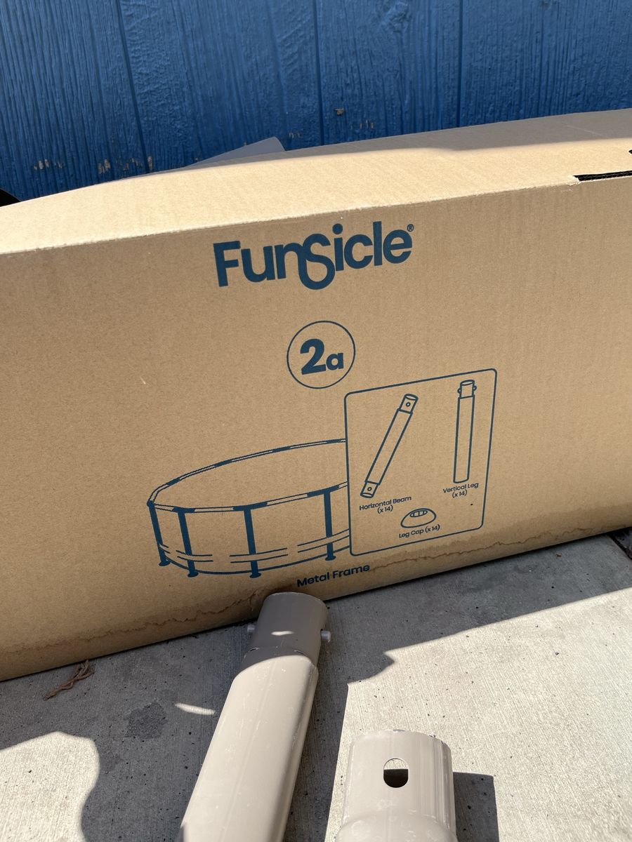 Funsicle Above Ground Pool Metal Frame Parts and Filter