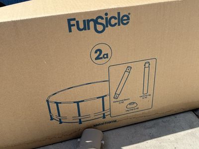 Funsicle Above Ground Pool Metal Frame Parts and Filter