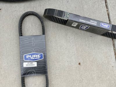 2 New Polaris Snowmobile Drive Belts
