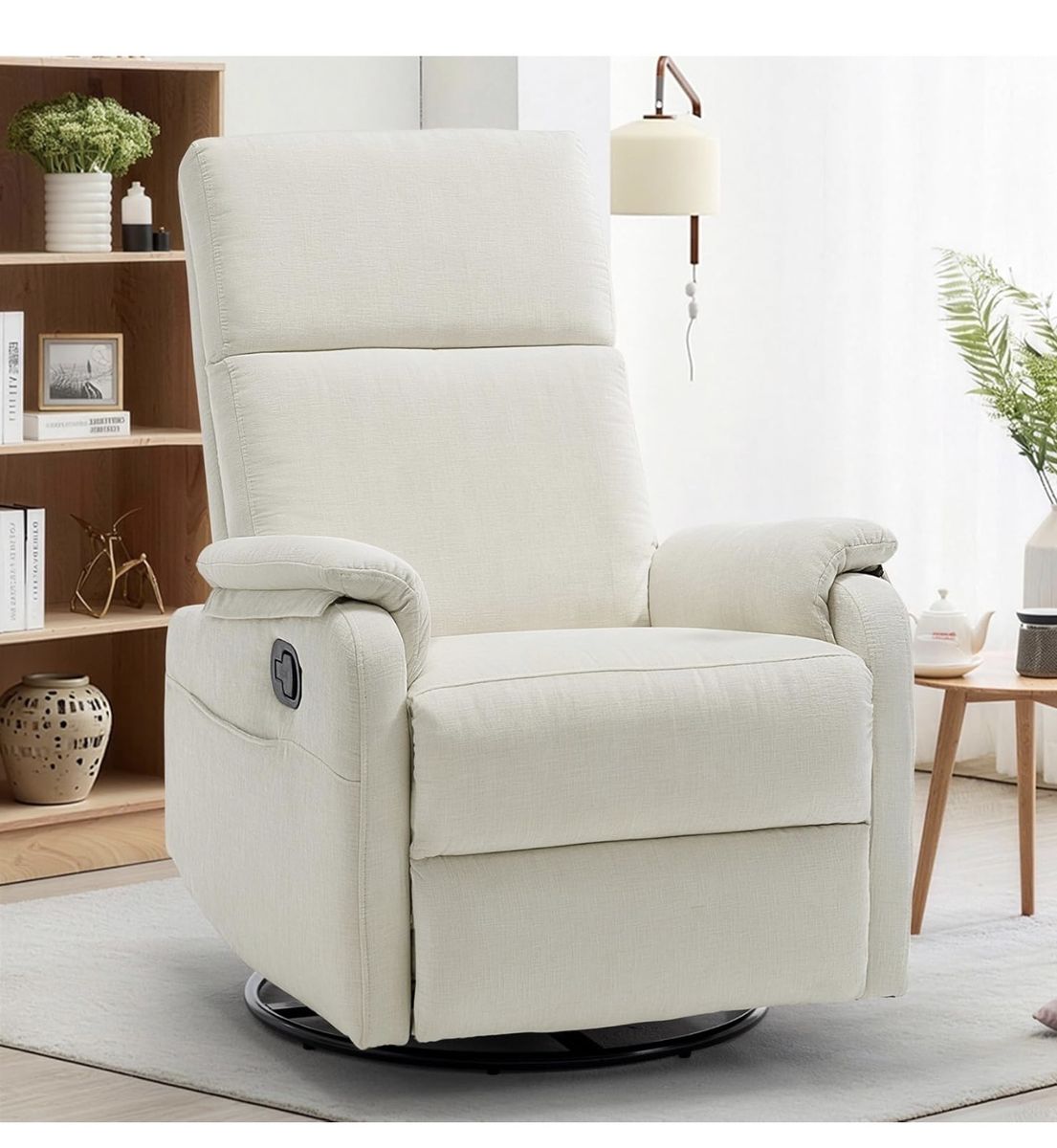 Korser Recliner Chair, Swivel Rocking Recliner Chair for Adults, Glider Rocking Chair