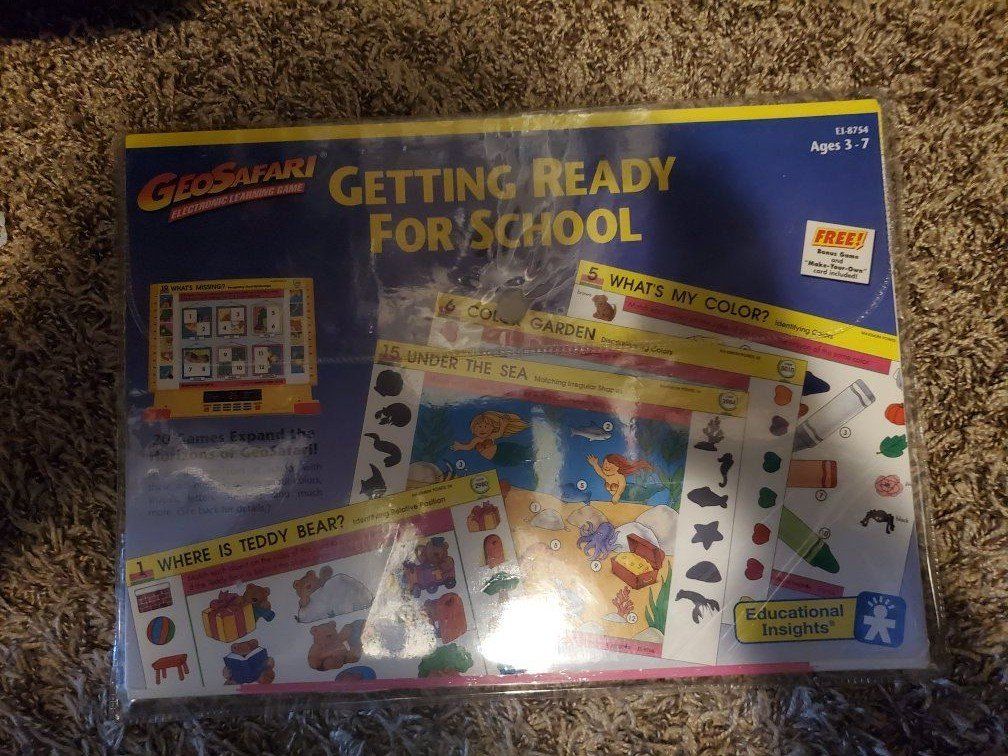 Geosafari Getting Ready For School