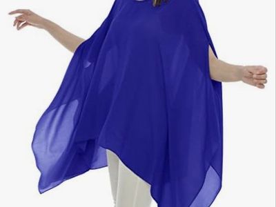New Sheer Blue Max Hsuan Batwing Blouse