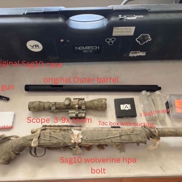 SSG10 Wolverine HPA Bolt Action Airsoft Sniper Rifle