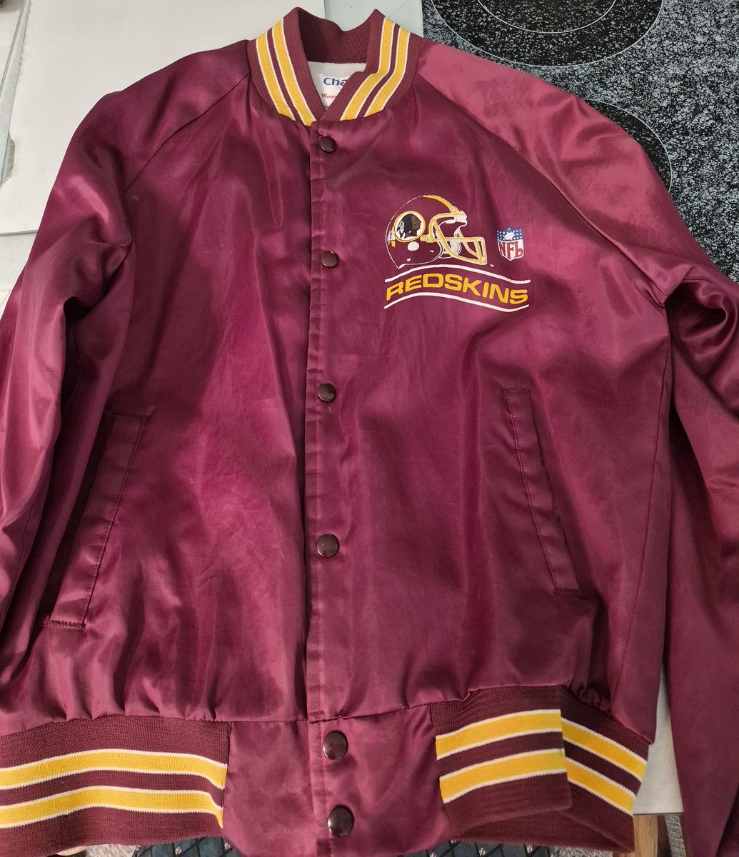 Vintage Chalk Line Washington Redskins NFL Satin Varsity Jacket Medium