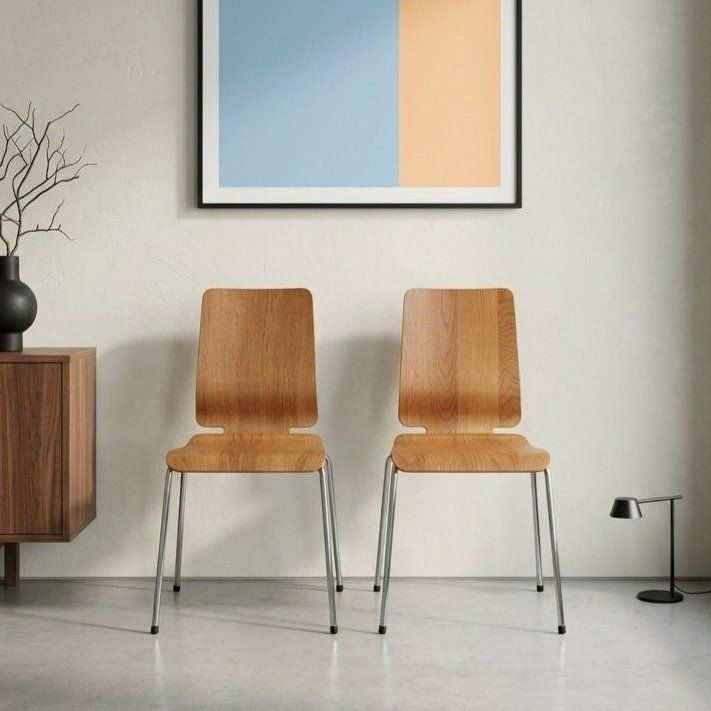 Pair of Vintage MCM Bentwood Chairs