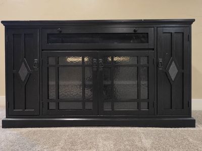 Black TV Stand
