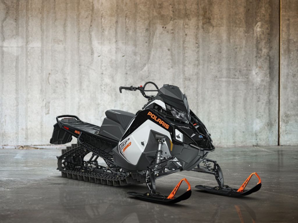 2027 Polaris® 850 RMK SP 155 White Lightning / Gloss Black / Orange Burst