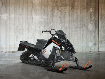 2027 Polaris® 850 RMK SP 155 White Lightning / Gloss Black / Orange Burst