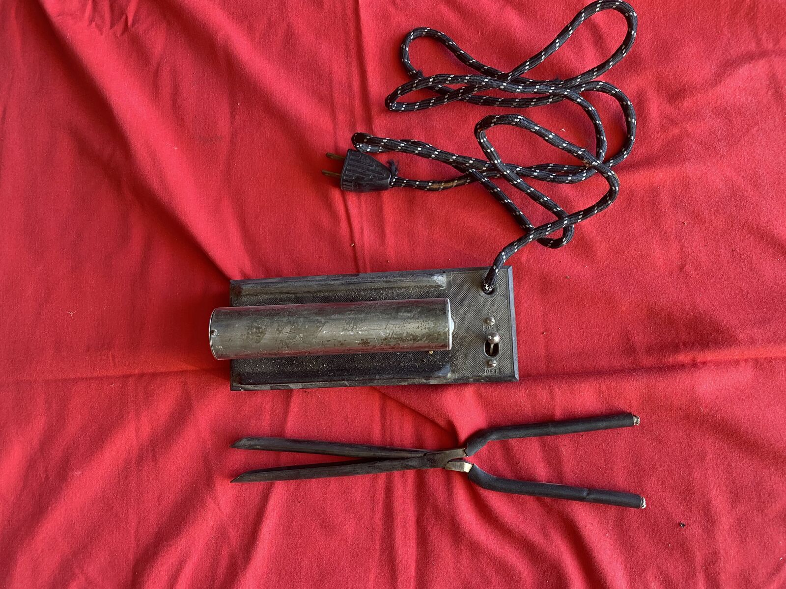 Vintage curling iron