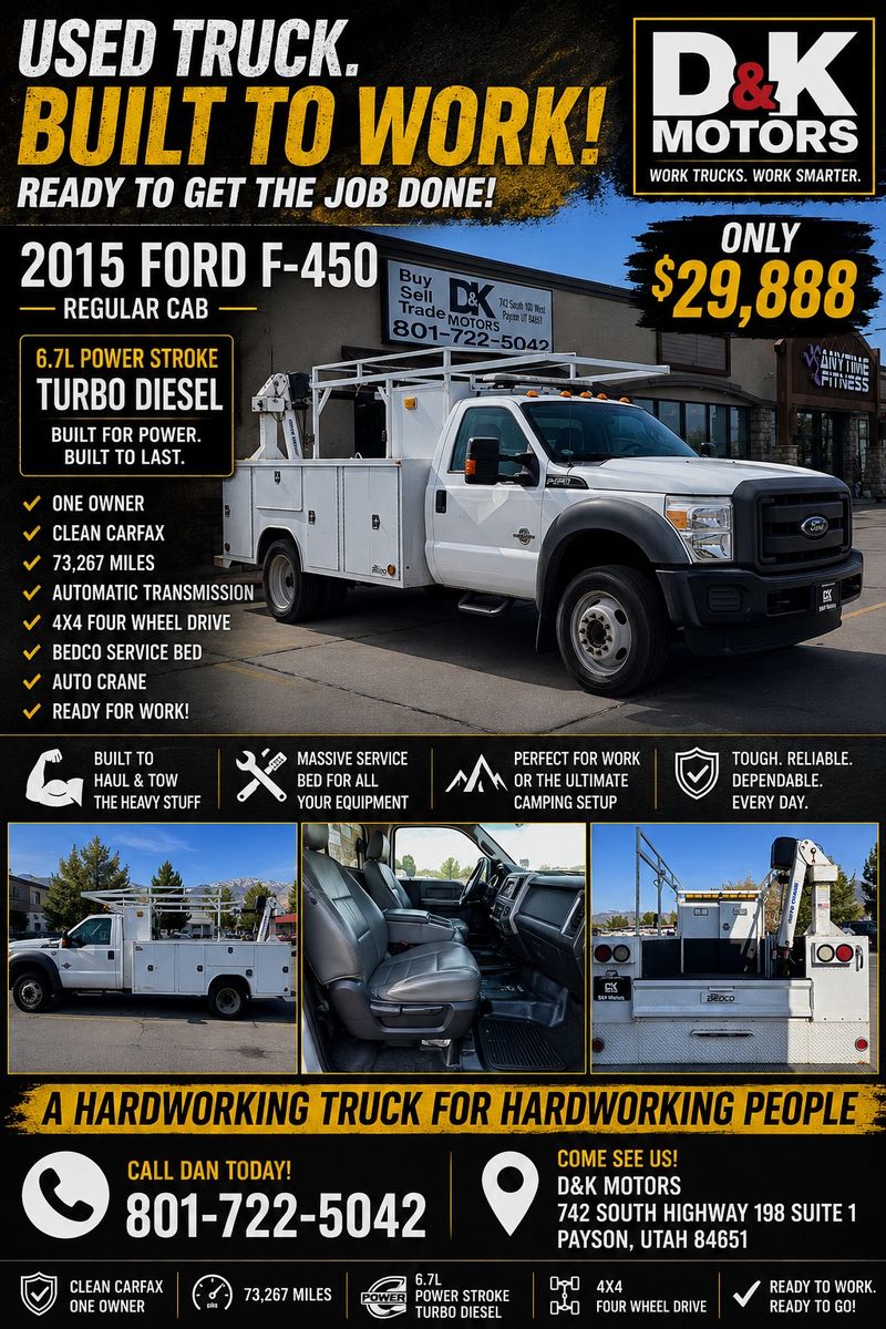 2015 Ford F-450 Super Duty XL