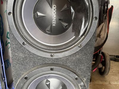 Kenwood subwoofer dual box for car