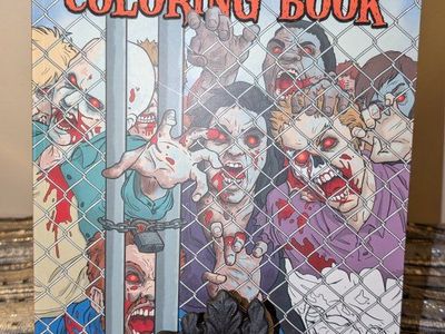 The Horror Coloring Book: Over 60 Images to Colour