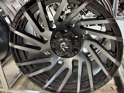 Revenge off-road 20x10 gloss black. Brand new set of 4 wheels.
