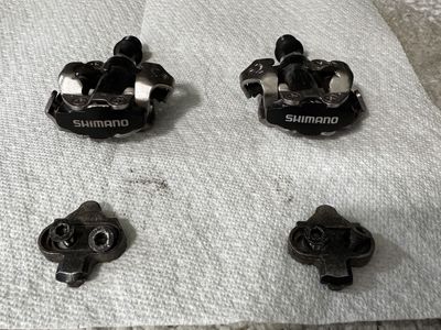 Shimano PD-M540 SPD Pedals - Clipless Mountain Bike Pedals w/ Cleats