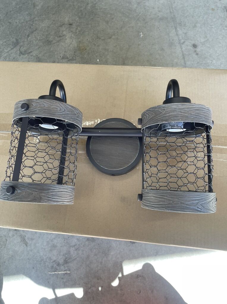 Vanity Farmhouse Light Fixture Oil Rubbed New