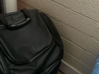 Black pickleball bag