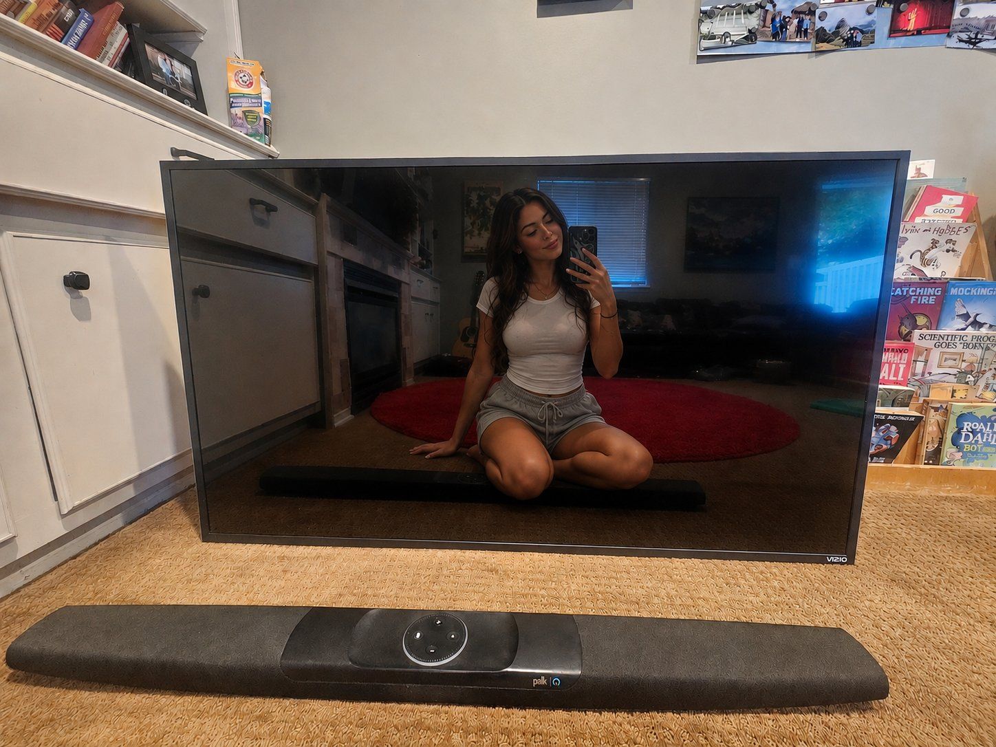 VIZIO 55” Class 4K UHD LED HDR Smart TV with Polk Alexa soundbar