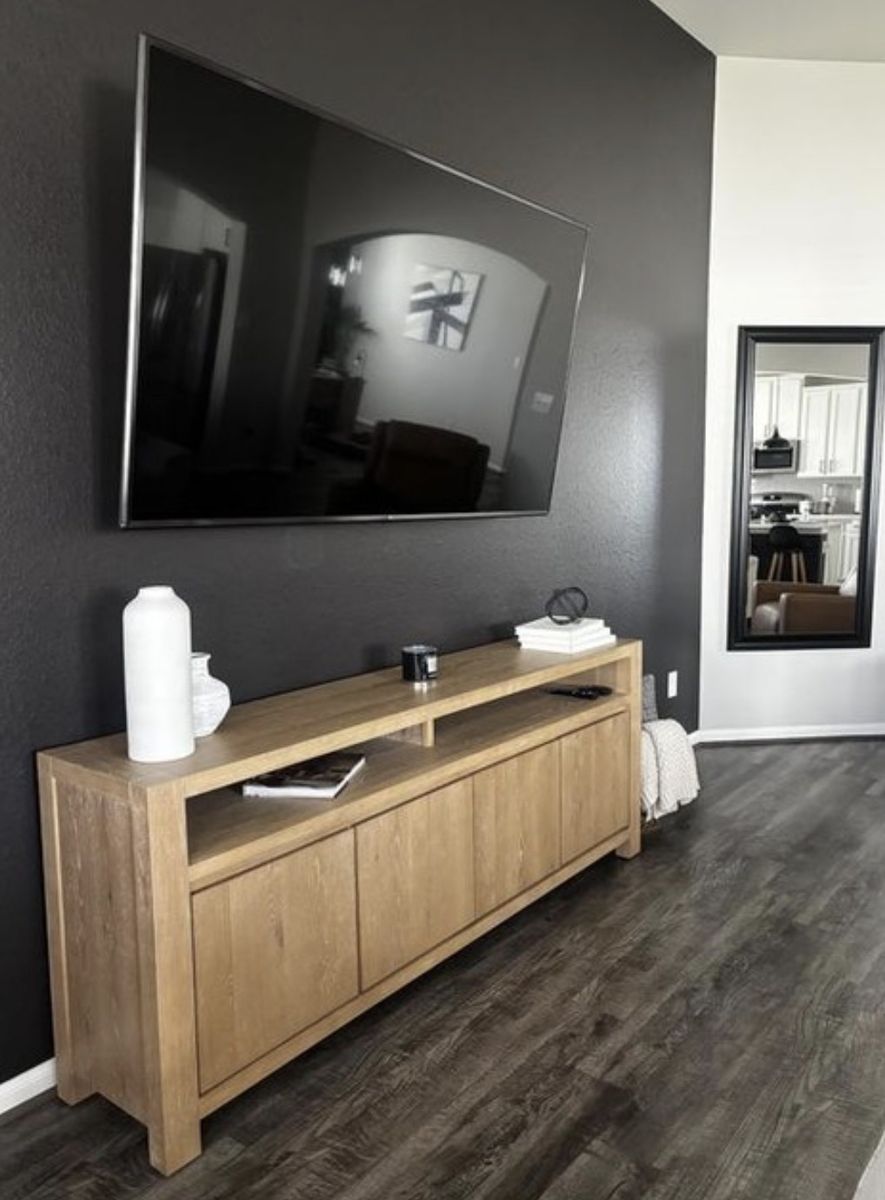 Modern TV Stand - Nate + Jeremiah Oak