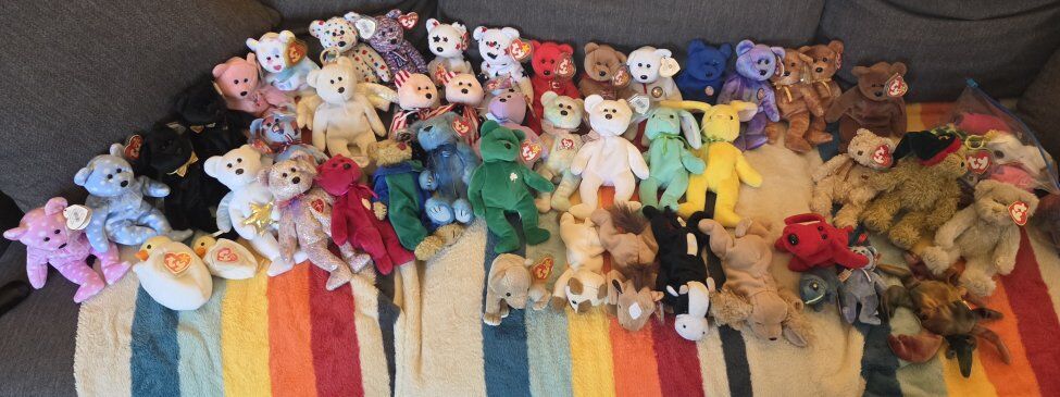 Beanie Babies Lot of 47 for sale