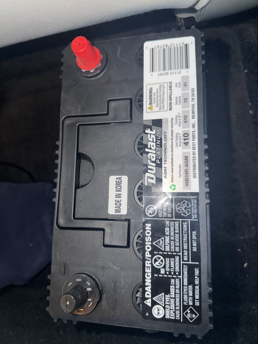 Never installed Duralast plantinum