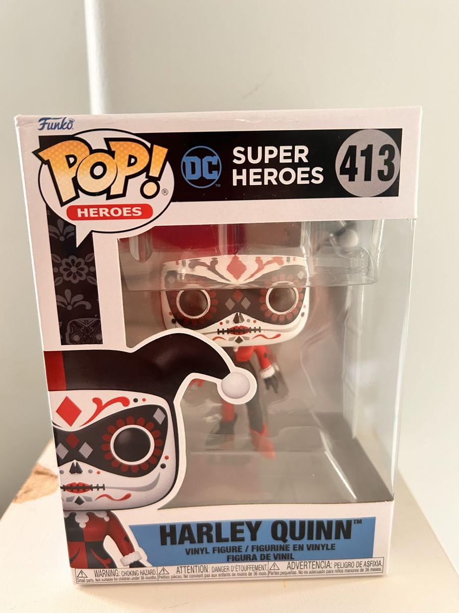 Funko Pop! Heroes #413 DC Super Heroes Harley Quinn Vinyl Figure (Day of the Dead)