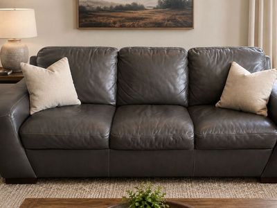 Leather couch