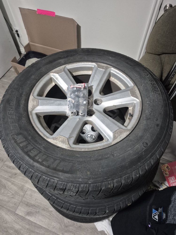 stock toyota rims and tires