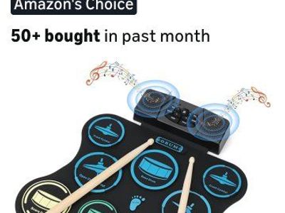 New in Box! Rollup Electric Kids Drum Set