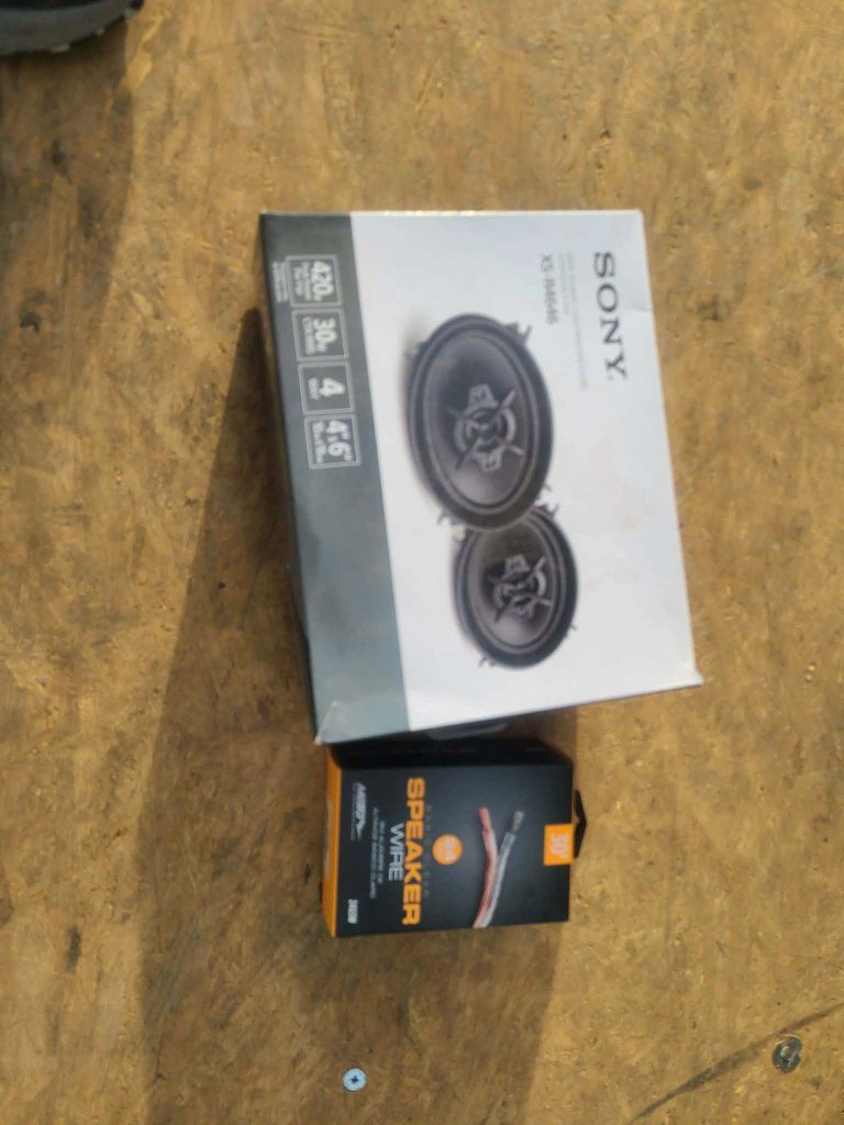 New Sony car speakers