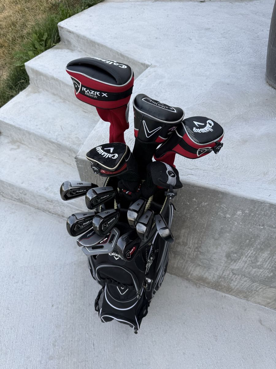 Callaway Complete Golf Set RH Senior Flex Graphite Bag Headcovers