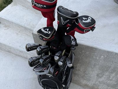 Callaway Complete Golf Set RH Senior Flex Graphite Bag Headcovers