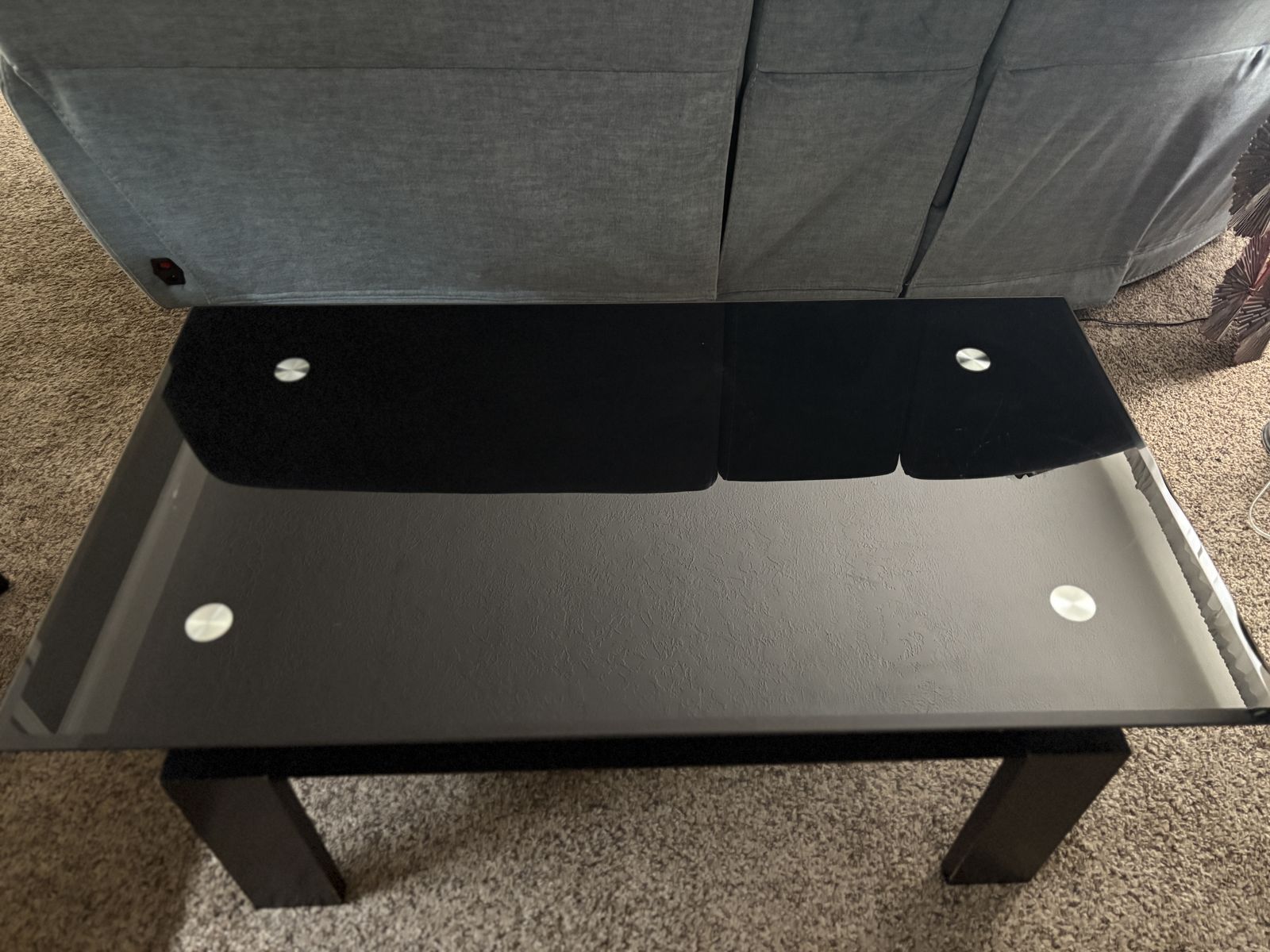 Black Glass Coffee Table