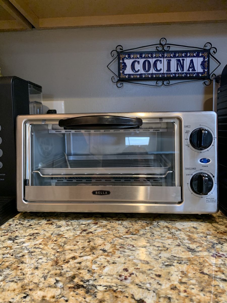 Bella 4-Slice Stainless Steel Toaster Oven