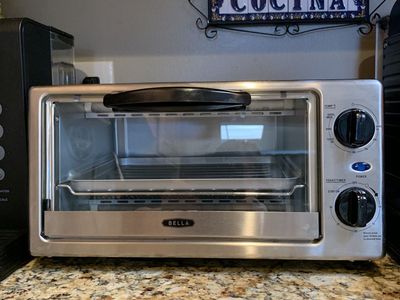 Bella 4-Slice Stainless Steel Toaster Oven