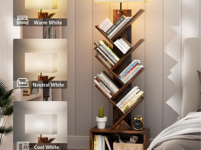 6 Tier Book Tree Lamp