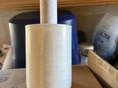 (4 Pack) Stretch Wrap 5" x 1000' Roll With Handle