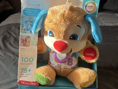 Fisher-Price Laugh & Learn Smart Stages Puppy Interactive Plush Toy 6-36M Ages