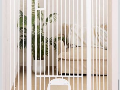 No Pawblems pet gate and door