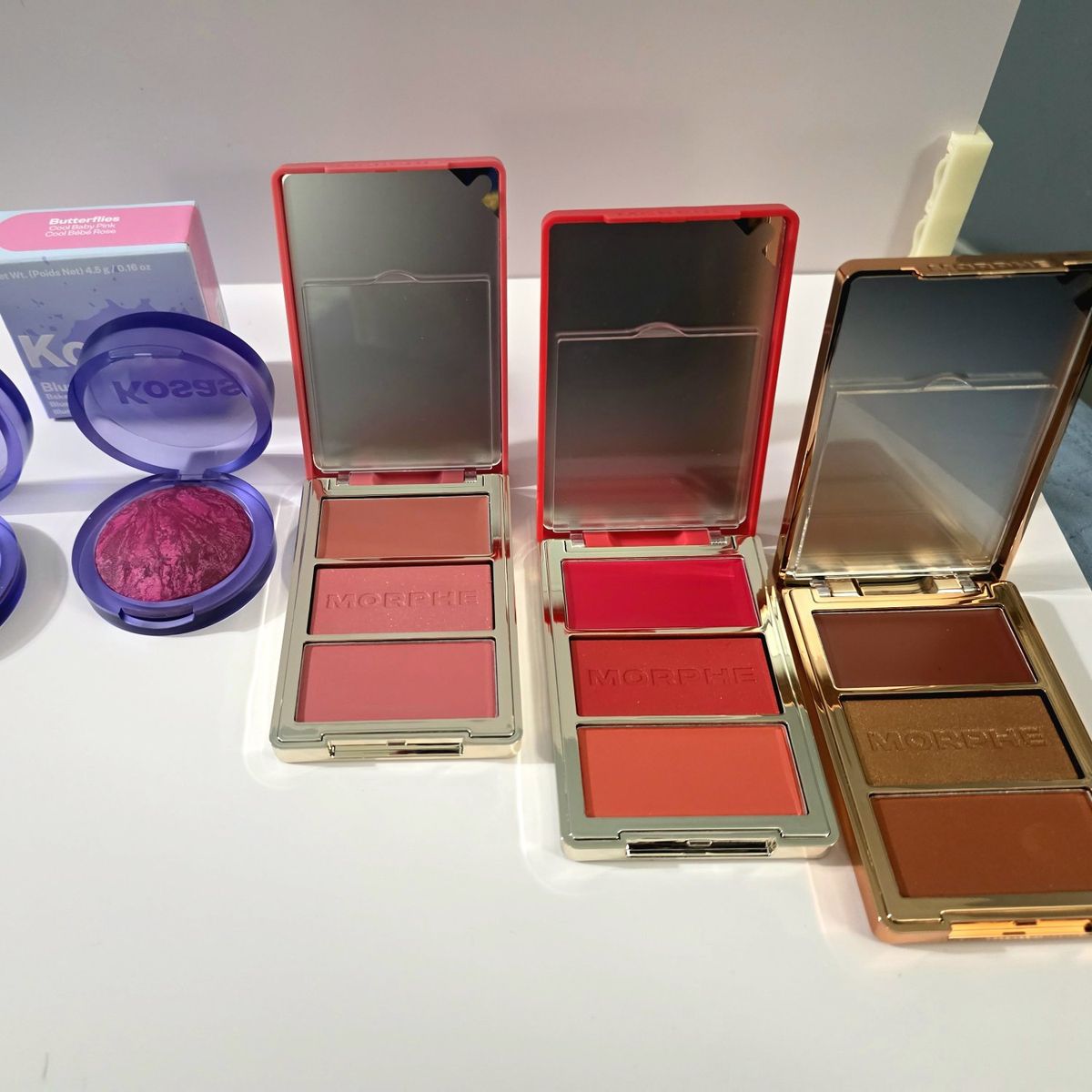 Kosas Baked Morphe Blush Trio Makeup