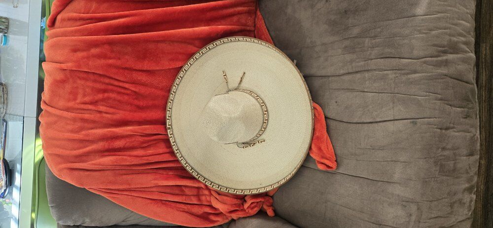 Vintage Sombrero Hat Mexico Rare Antique 21” Hand